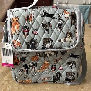 Vera Bradley Dog print lunch bag
